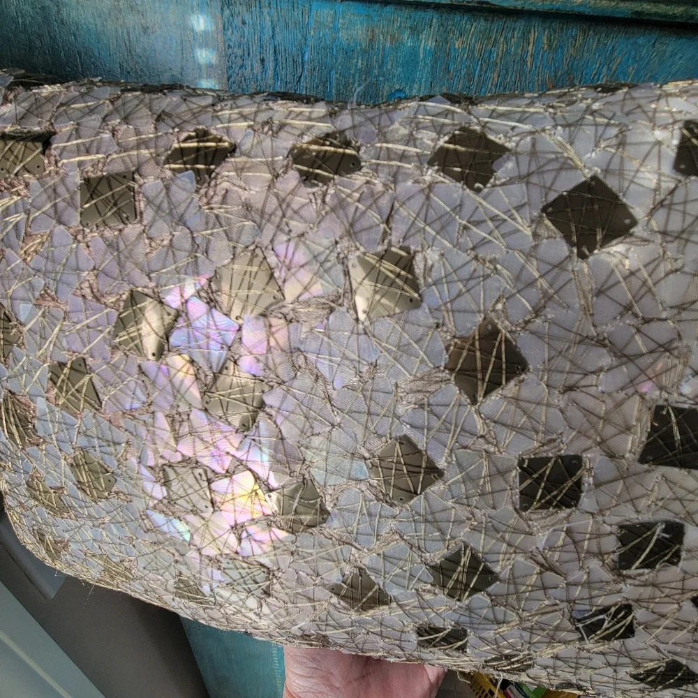Kenneth Cole Reaction Home Decorative Pillow ~ Sequin Accents ~ GUC ~ Pretty!